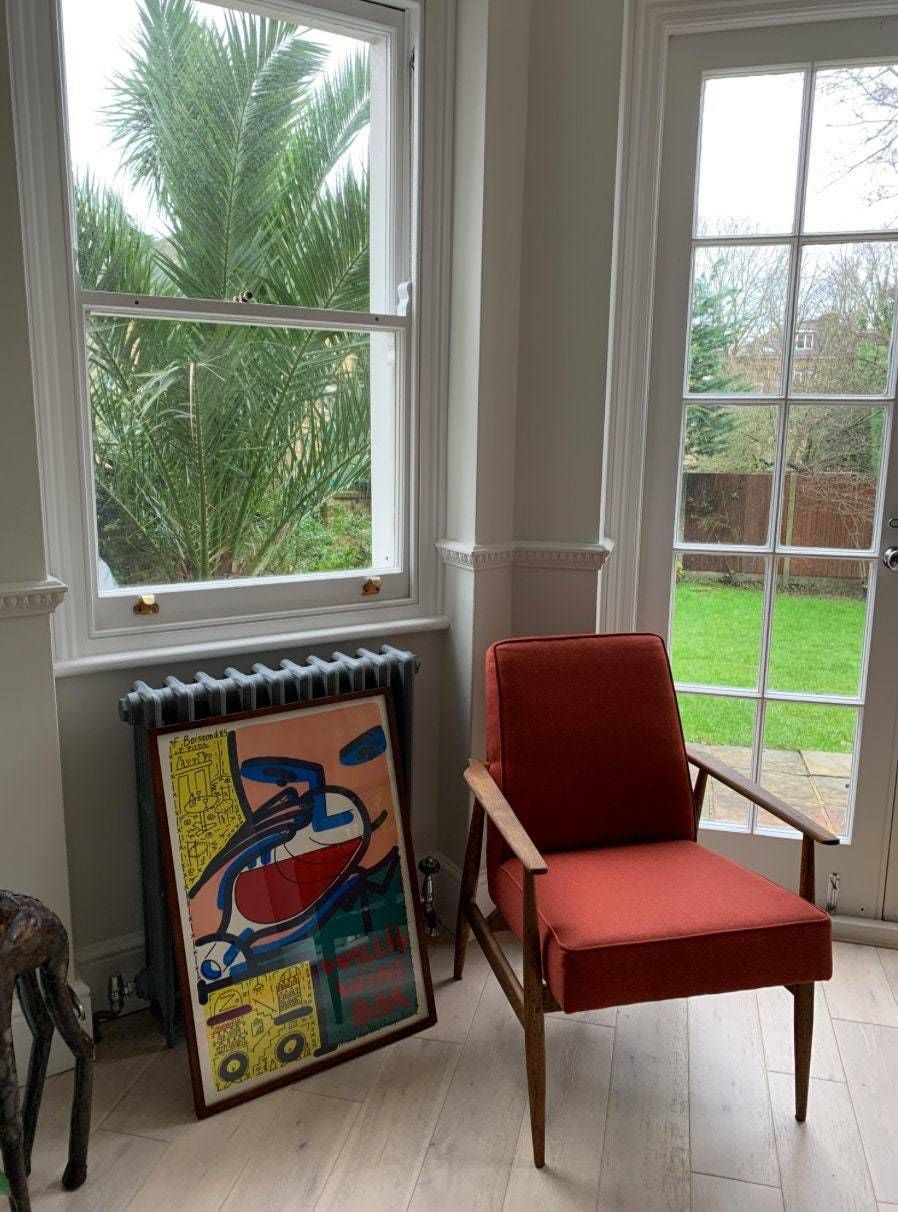 Vintage Polish Armchair 300 190 From Mid Century
