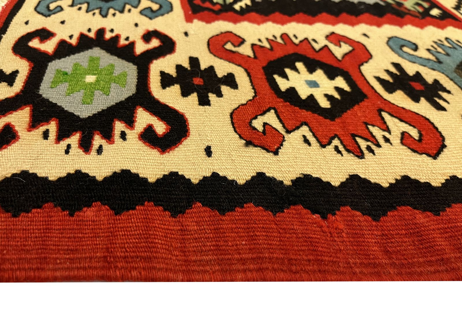 Pair Of Vintage Turkish Kilim Runners photo Textiles