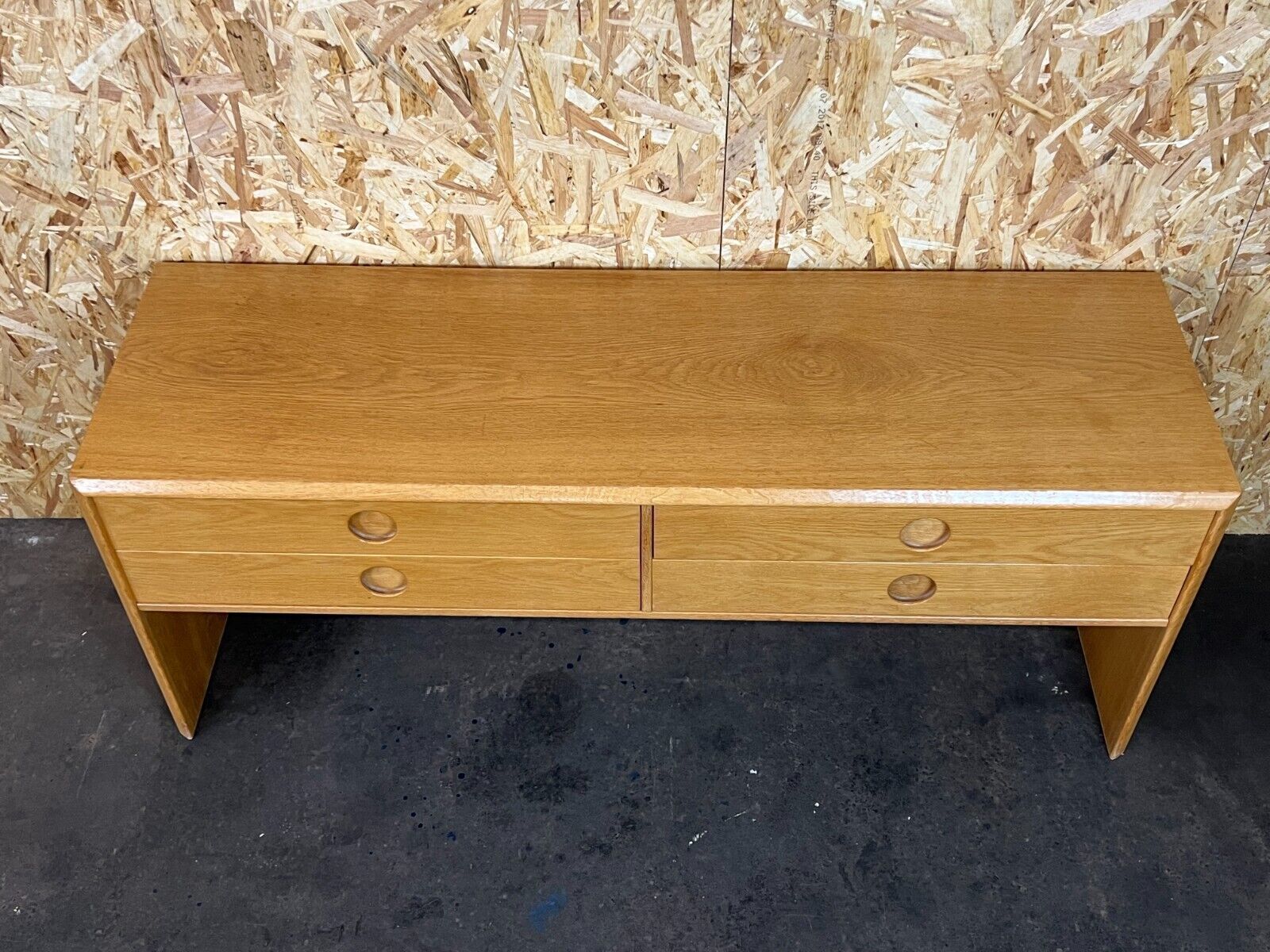 60s 70s Wardrobe Sideboard Chest Of Drawers Oak Vm Vildbjerg Danish Design photo for sale