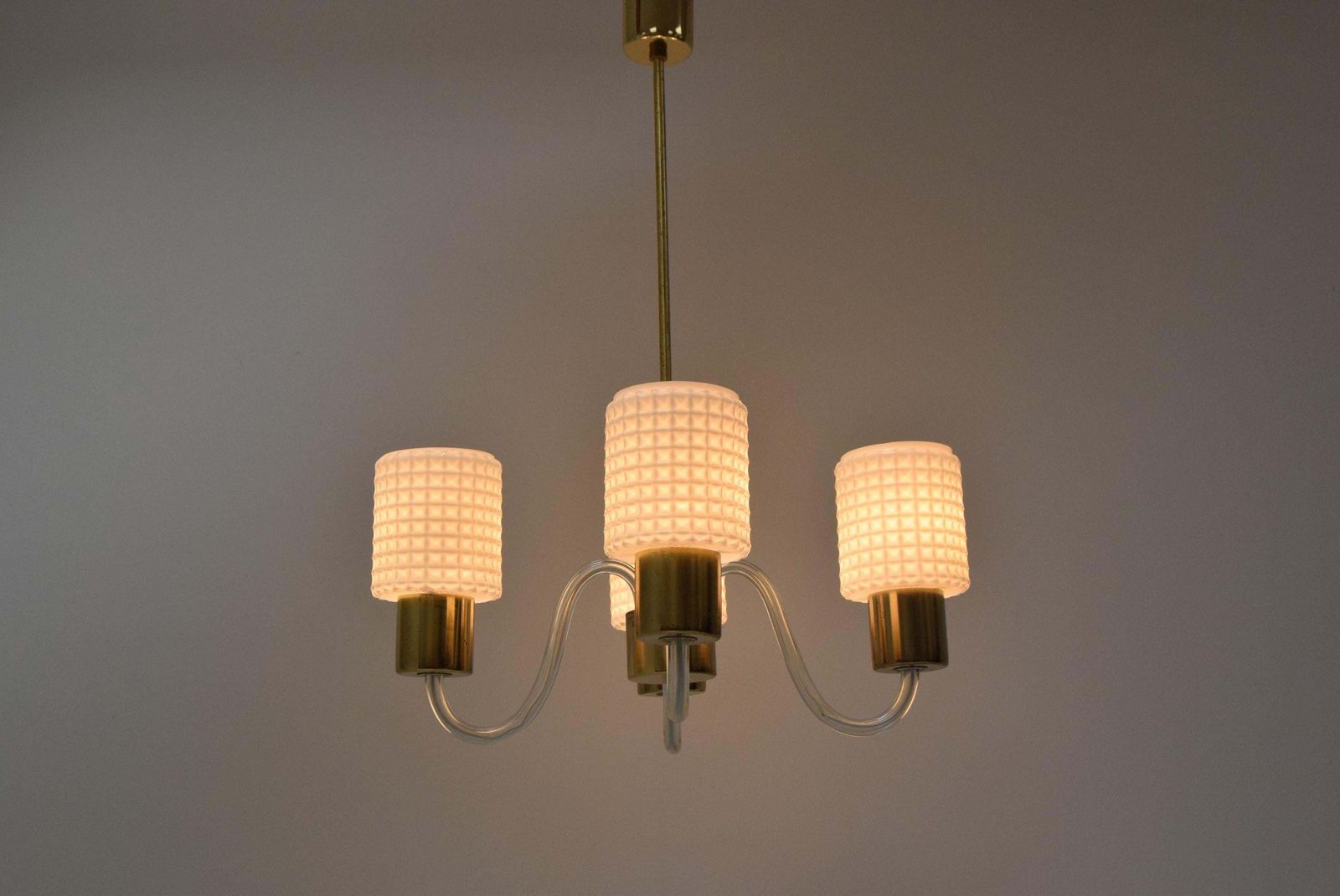 Mid Century Chandelier/Kamenicky Senov,1970's. photo for sale