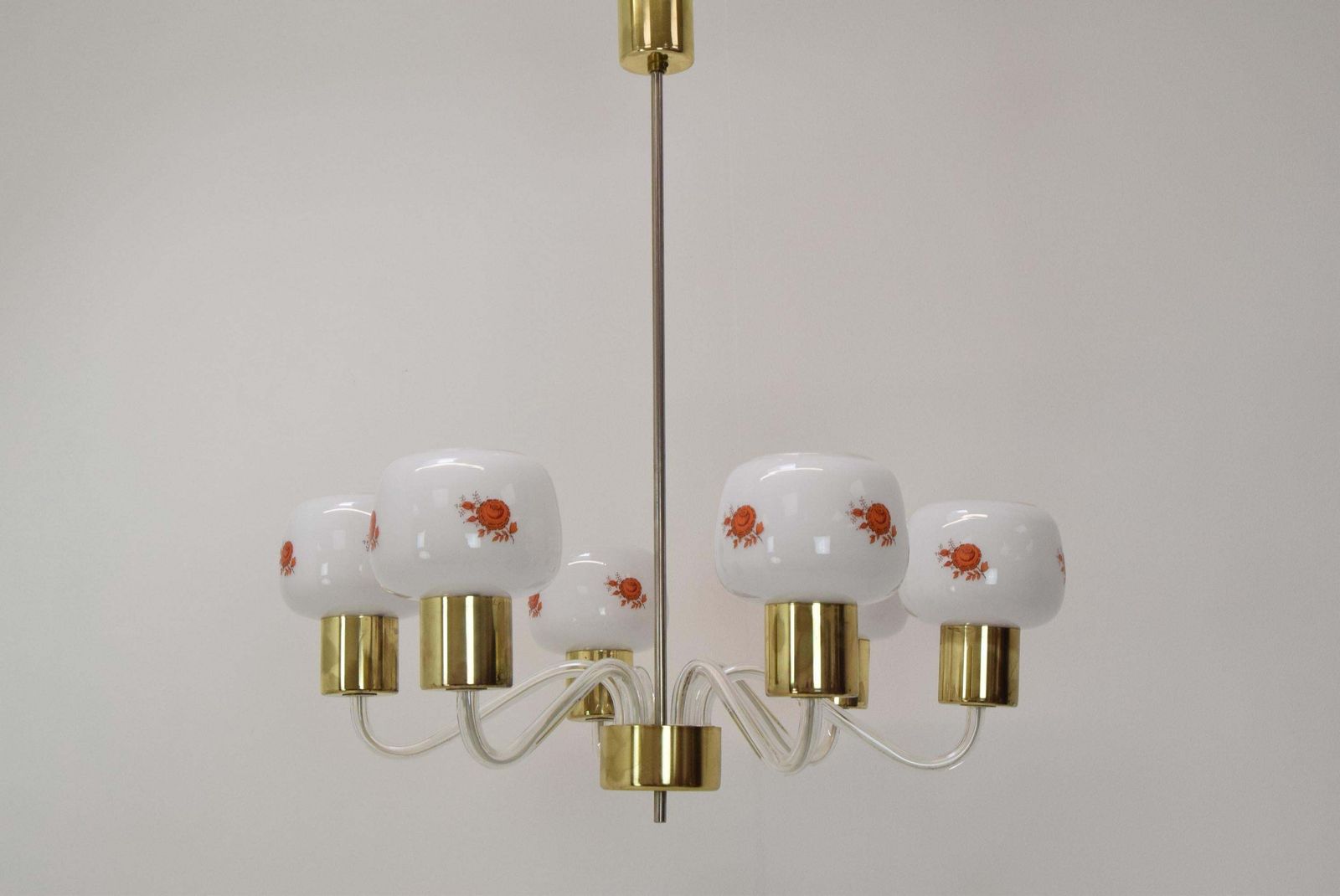 Lighting Mid Century Chandelier/Kamenicky Senov,1970's. photo
