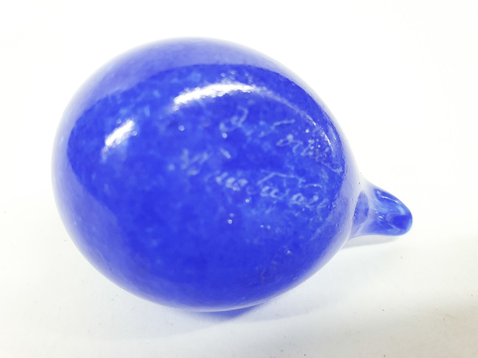 Oiva Toikka For Iittala Blue Glass Bird, Finland 1970's photo vinterior