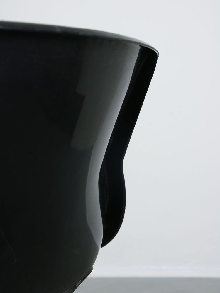 Furniture Swedish Overman Office Swivel Chair In Black By Svante Schöblom, 1970s photo