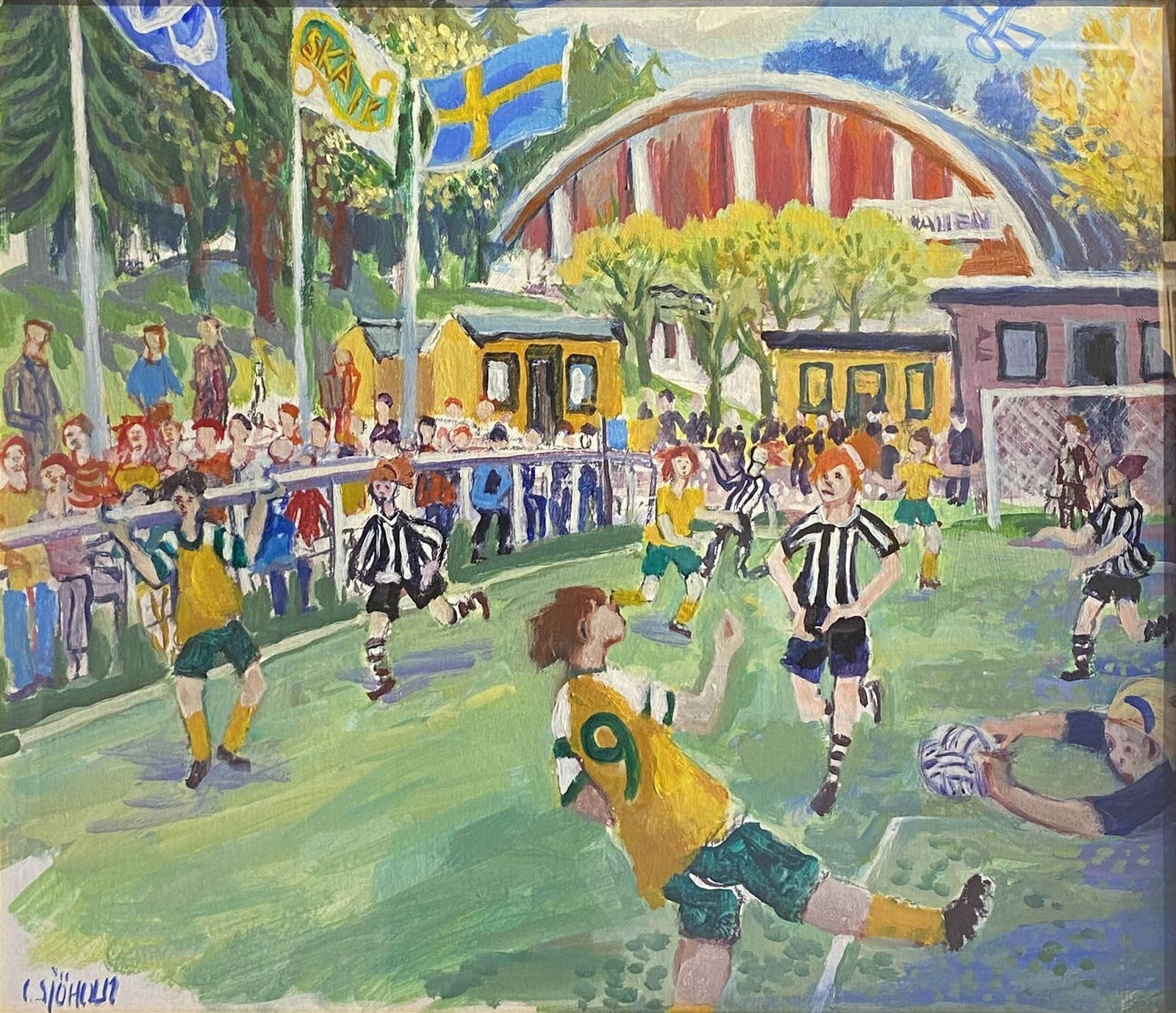 20th Century Swedish School ‘The Big Match' photo furniture