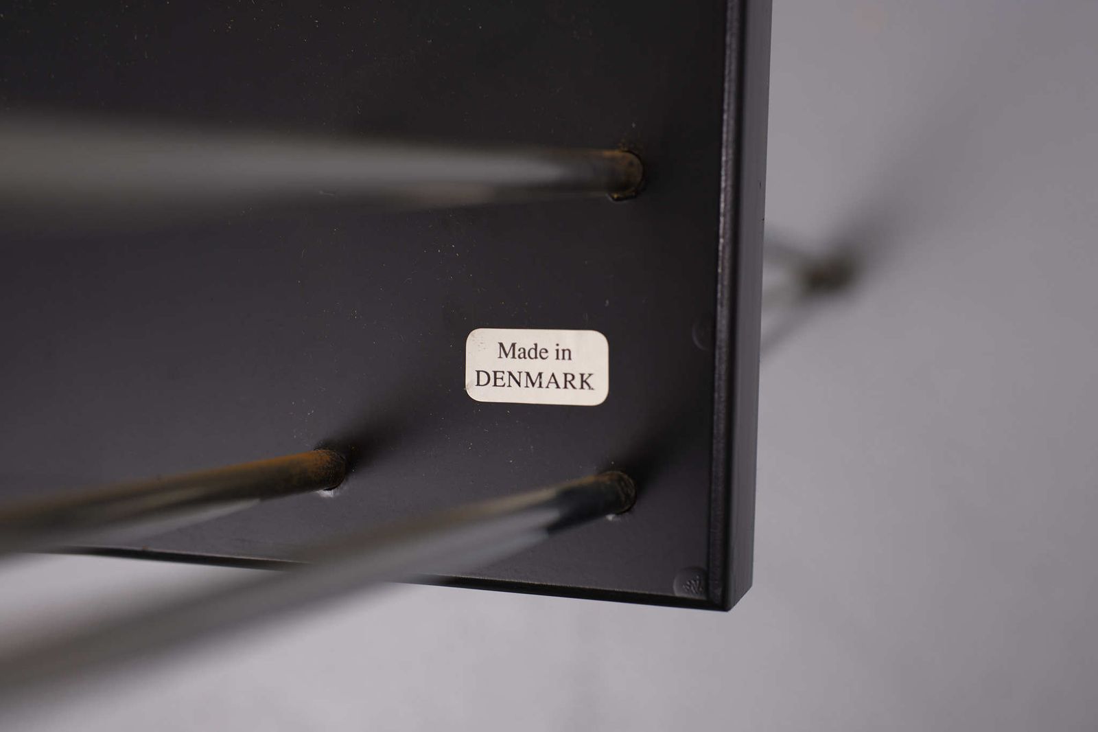 photo for sale Two Scandinavian Hairpin Legs Side Tables 1970s