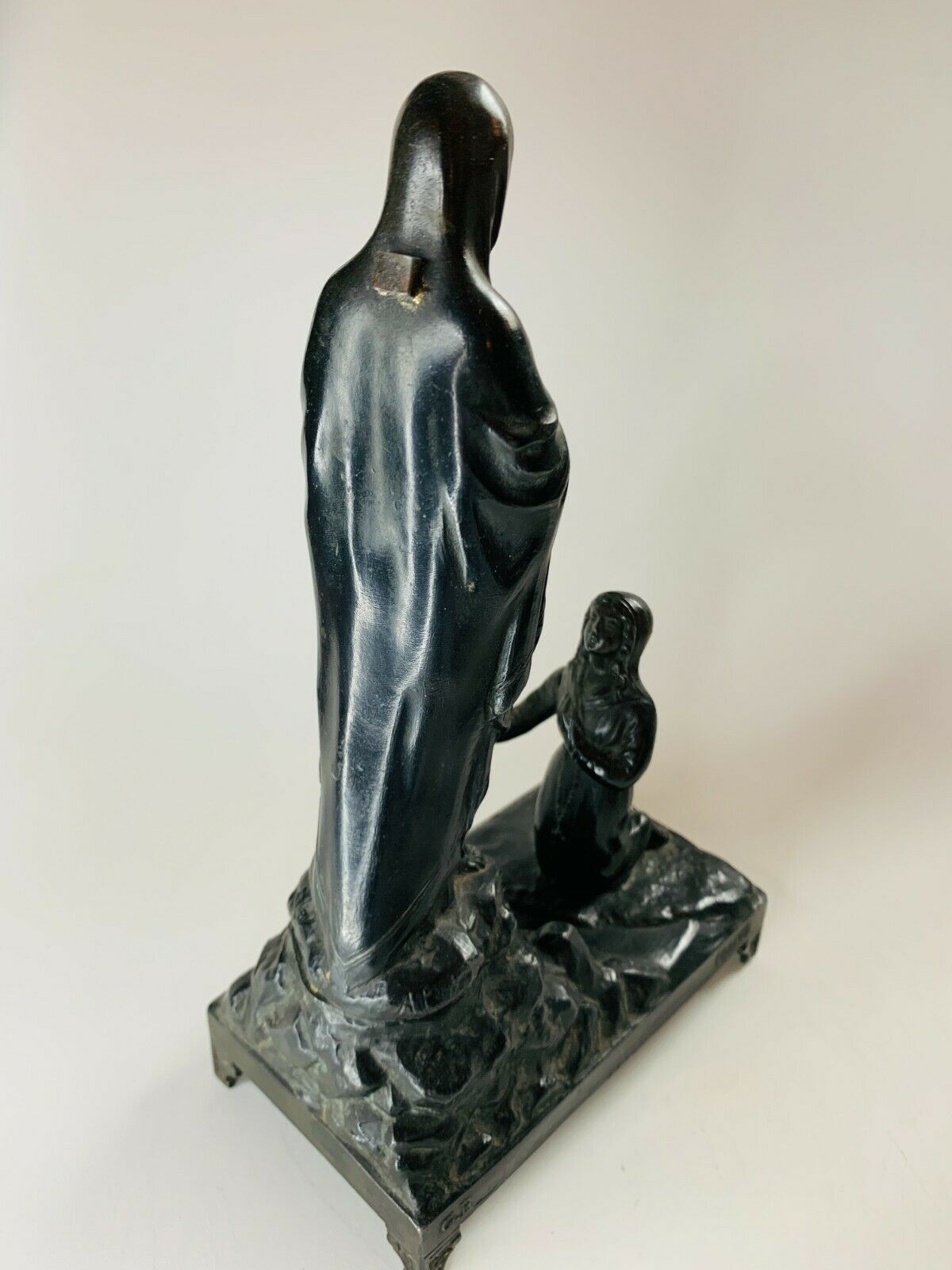 Musical Virgin Mary Bernadette Statue Our Lady Of Lourdes Le Miracle Du Cierge photo vinterior