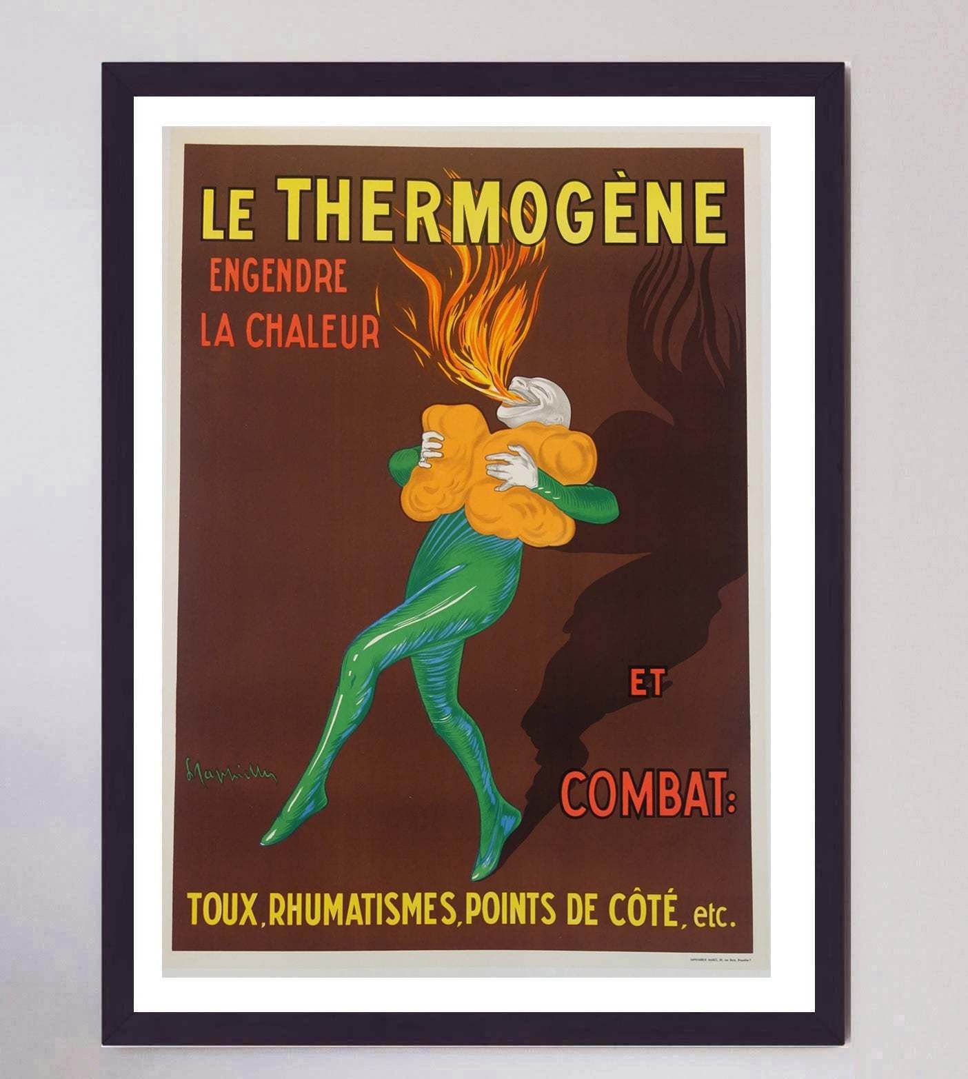 Le Thermogene Original Vintage Poster photo furniture