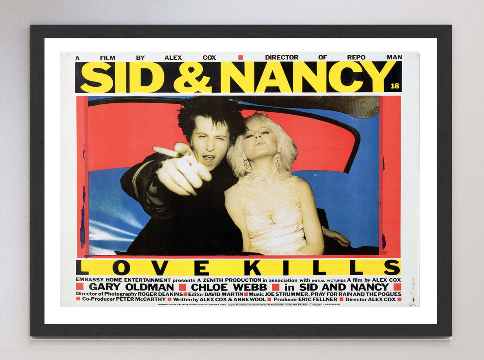 Sid & Nancy Original Vintage Poster photo furniture