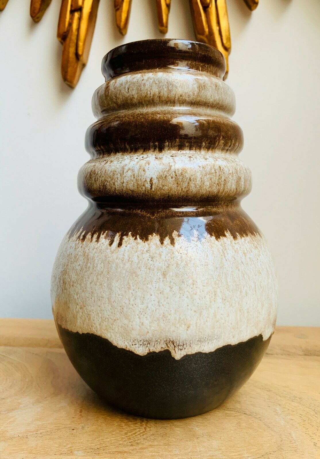 West German Fat Lava Vase 269 22 Vintage Scheurich Keramik Vase  Mid Century photo Home Decor