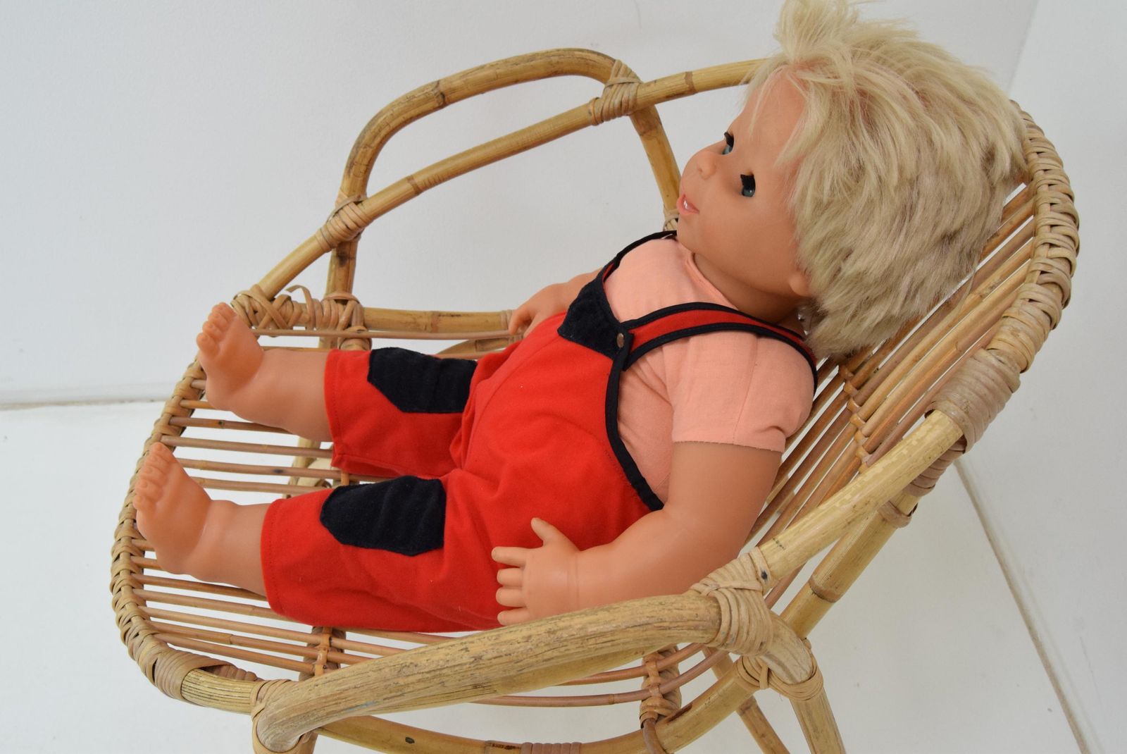 photo furniture Mid Century Doll,Czechoslovakia,1970's.