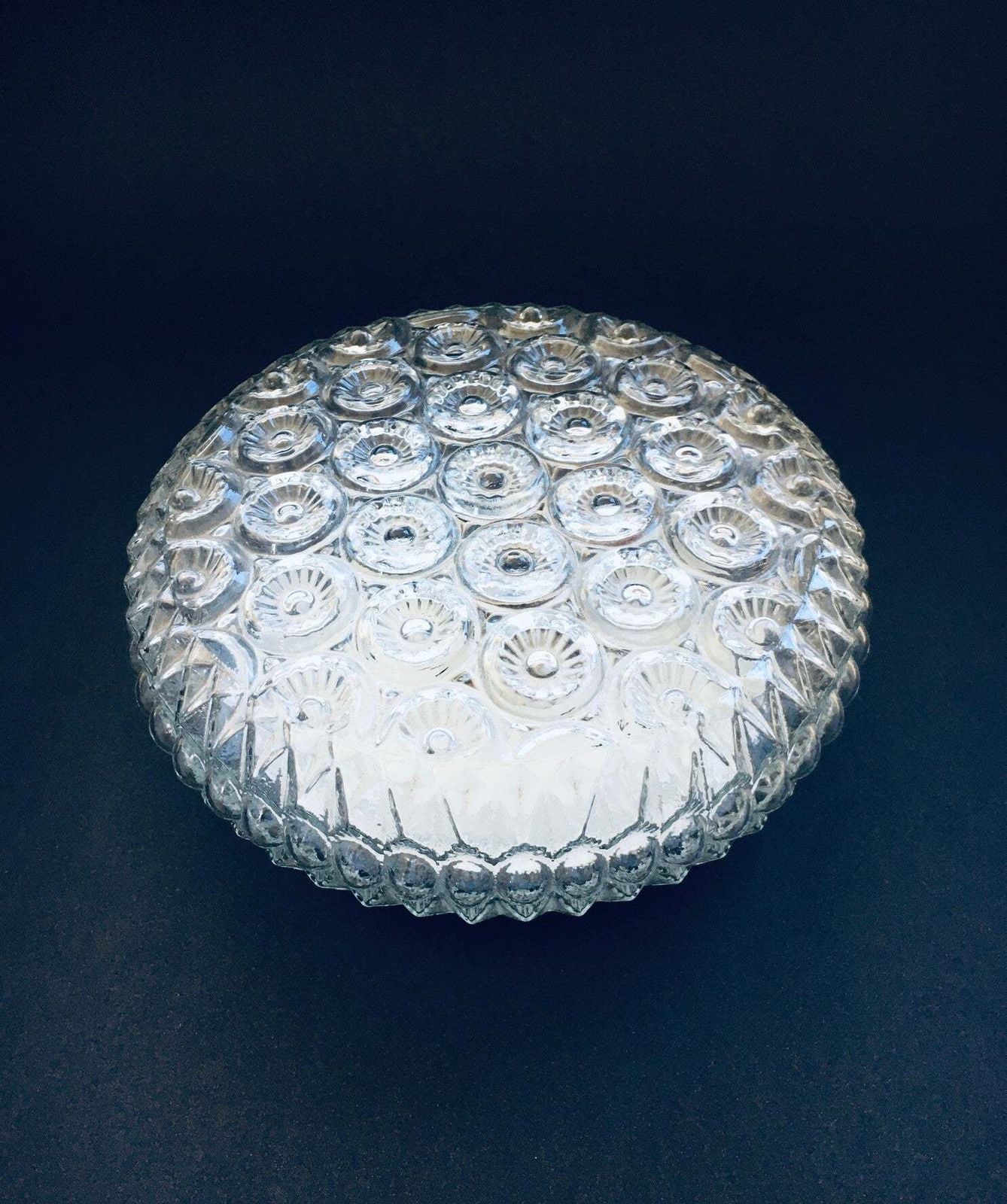 1970's L Flower Glass Wall Lamp By Massive photo furniture