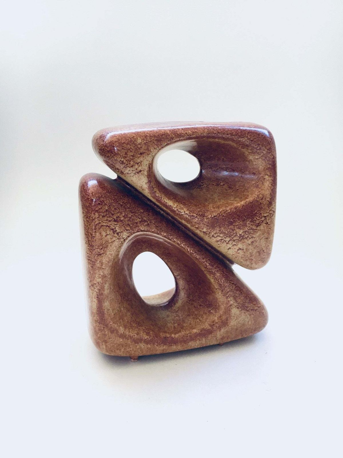 Abstracte Vaas Van Roberto Rillon Voor Bertoncello Ceramiche, Italië, Ca. Jaren 1960 photo buy