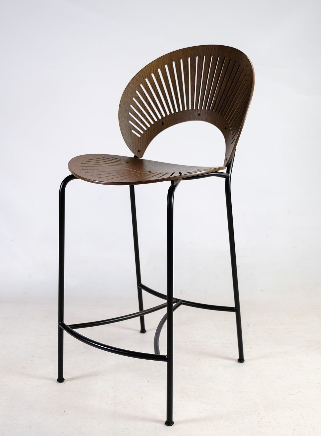 Trinidad Bar Stool, Stained Oak, Nanna Ditzel, 1998