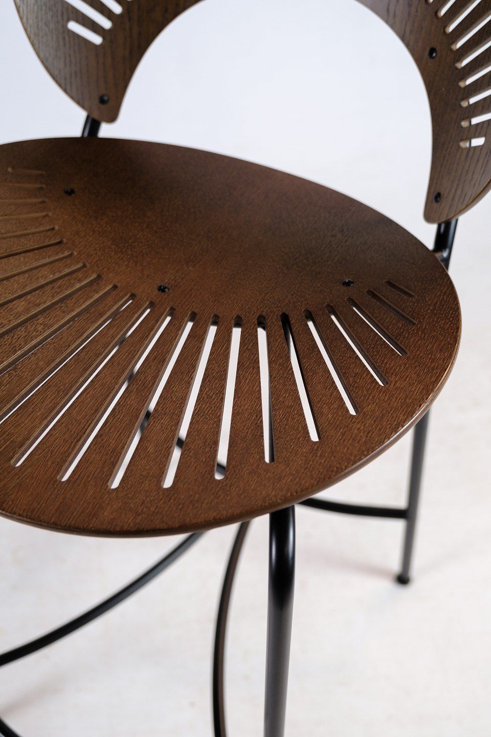 Trinidad Bar Stool, Stained Oak, Nanna Ditzel, 1998 photo furniture