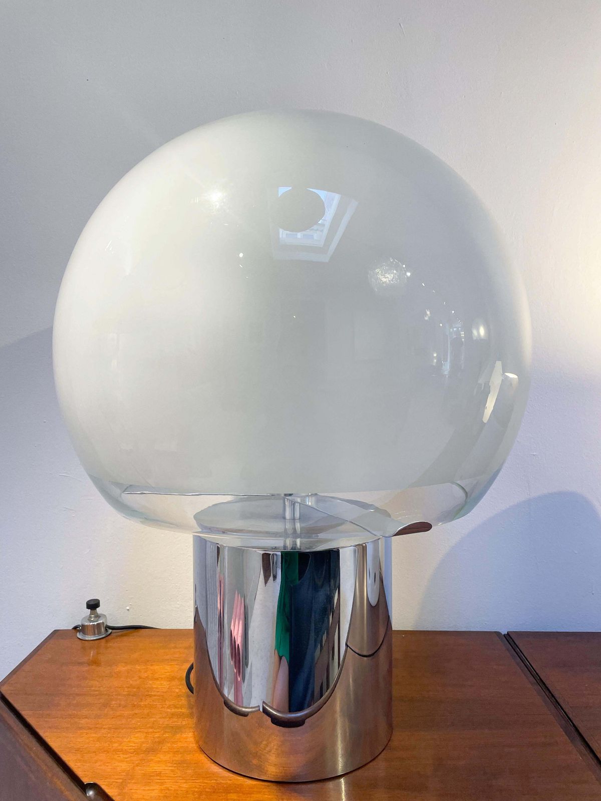 Mid Century Modern Porcini Table Lamp By Luigi Caccia Dominioni, Italy, 1960s photo for sale