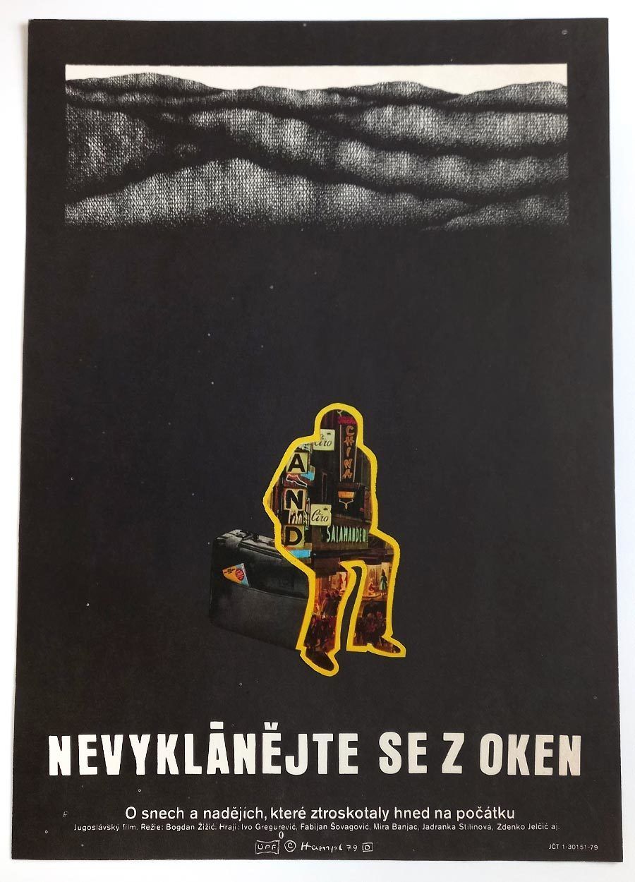 Movie Poster, Don’t Lean Out The Window, Petr Hampl, 1979