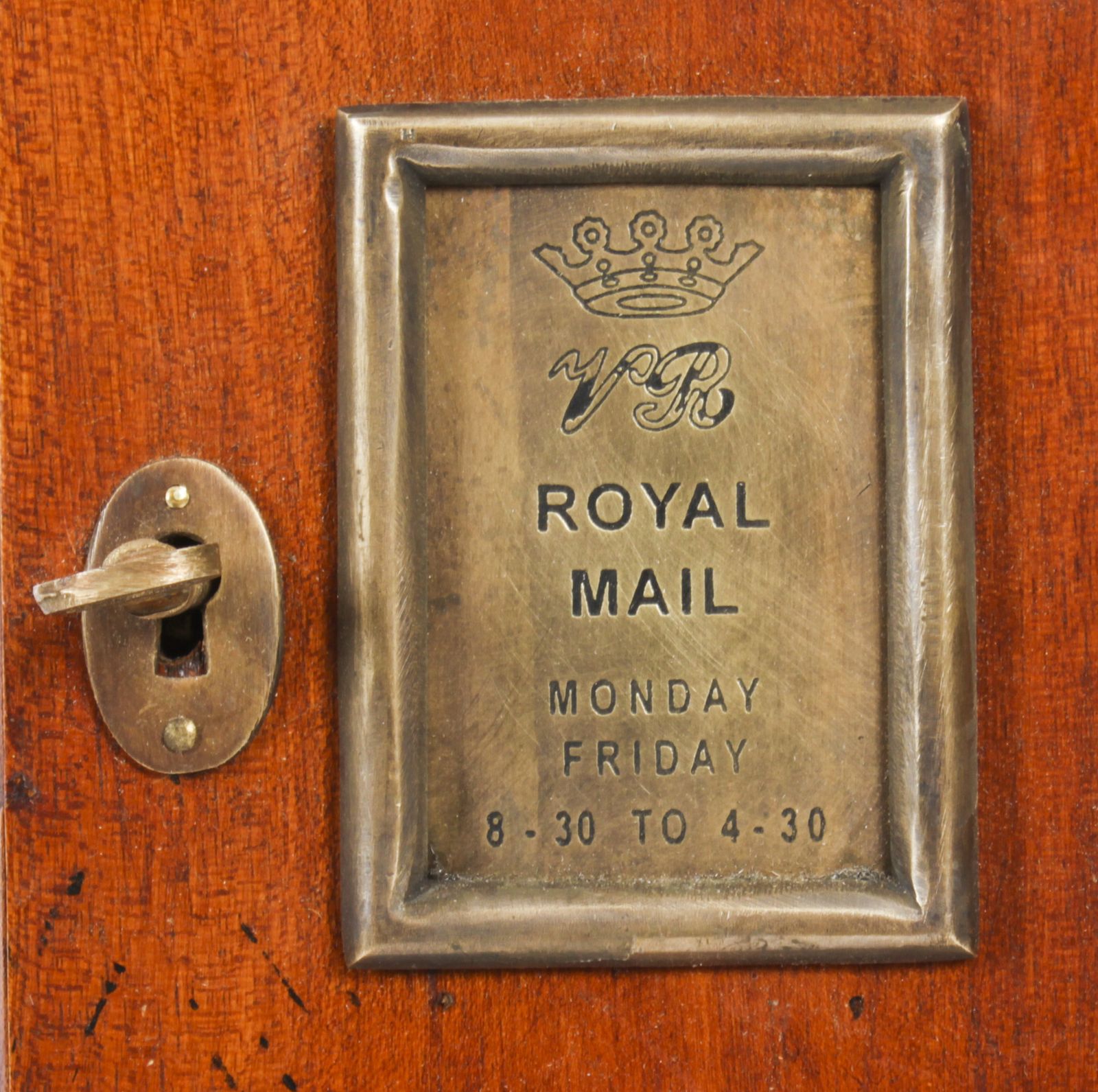 Vintage Hexagonal Country House Pillar Post Letter Cabinet  20th Century photo for sale
