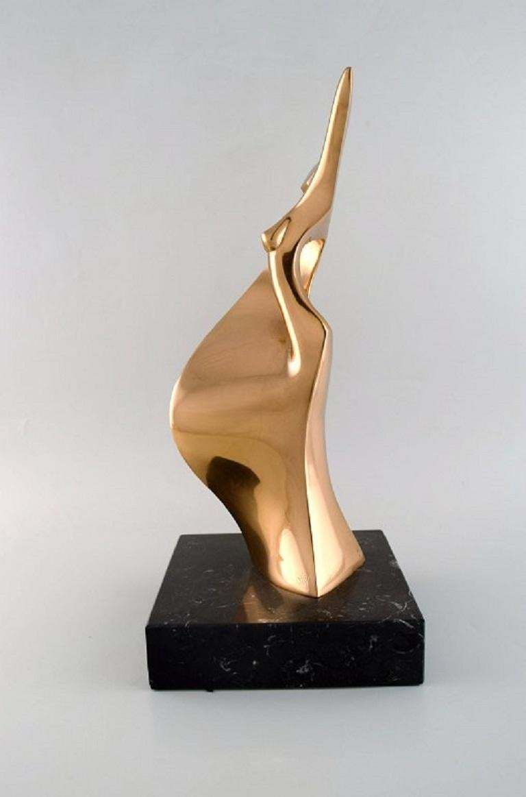 Tony Morey For Italica, Spain. Large Modernist Female Sculpture In Bronze photo furniture