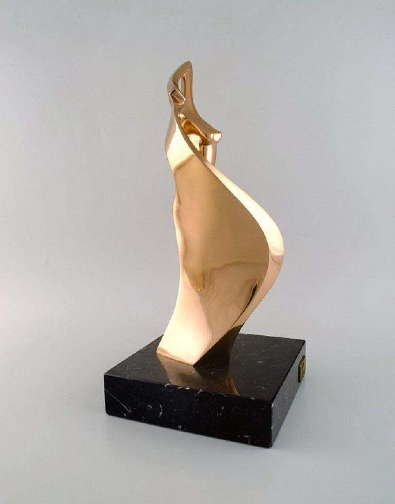 Tony Morey For Italica, Spain. Large Modernist Female Sculpture In Bronze photo Home Decor