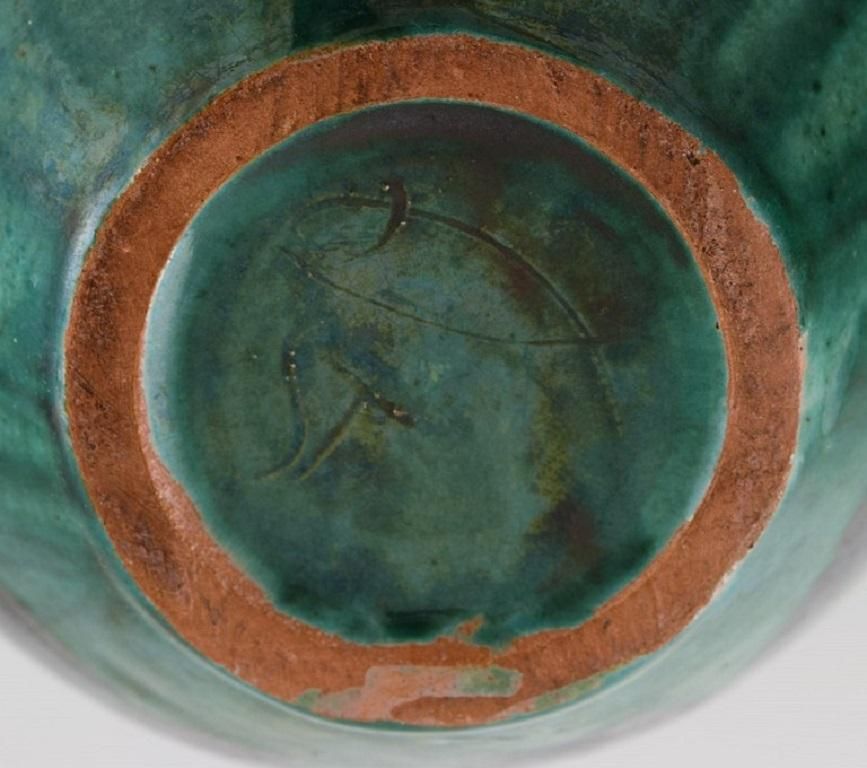 European Studio Ceramicist, Unique Vase In Glazed Stoneware, 1960s/70s photo buy