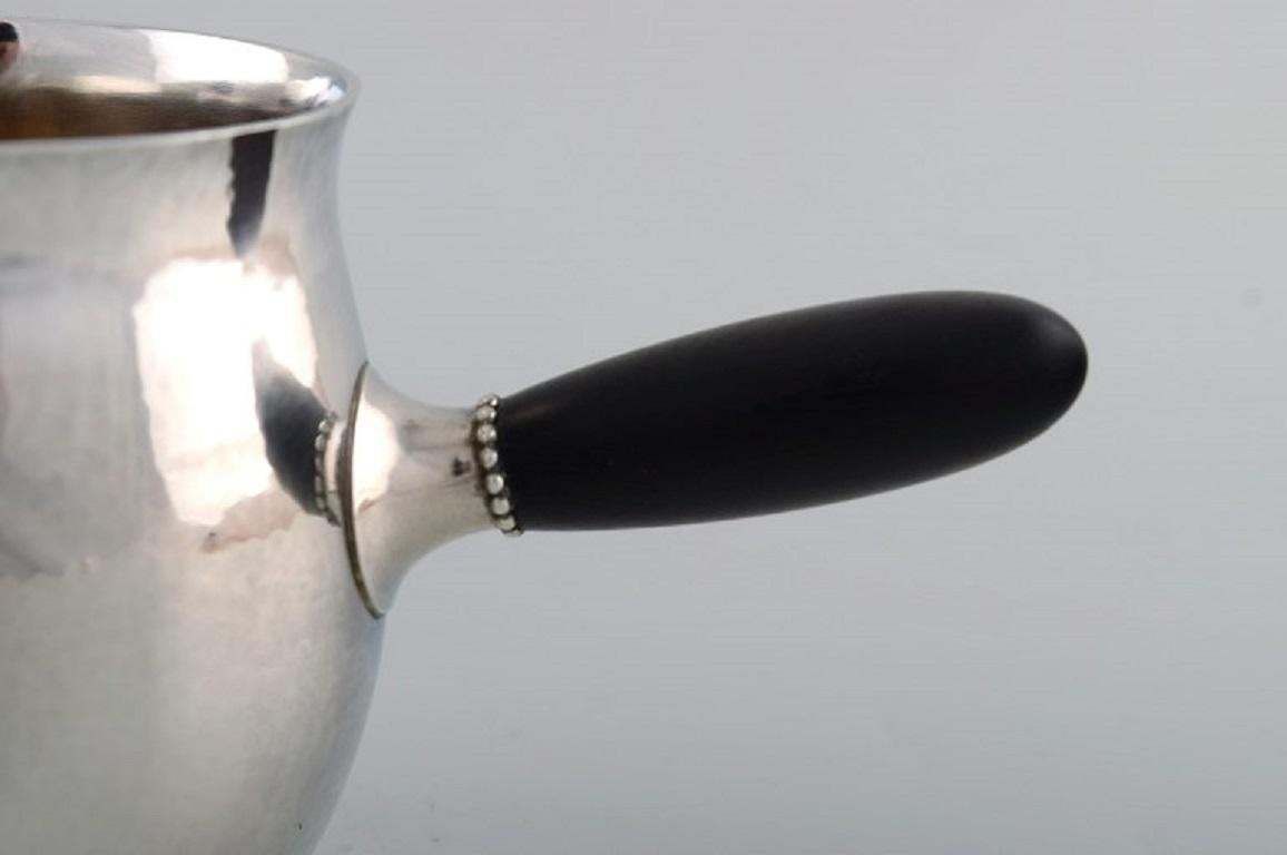 Georg Jensen Art Nouveau Teapot And Milk Jug In Sterling Silver photo buy