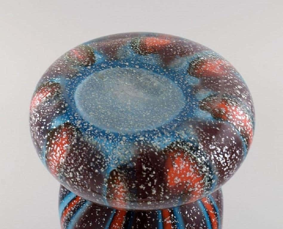 Large Murano Vase In Mouth Blown Art Glass, Italian Design, 1960s / 70s photo buy