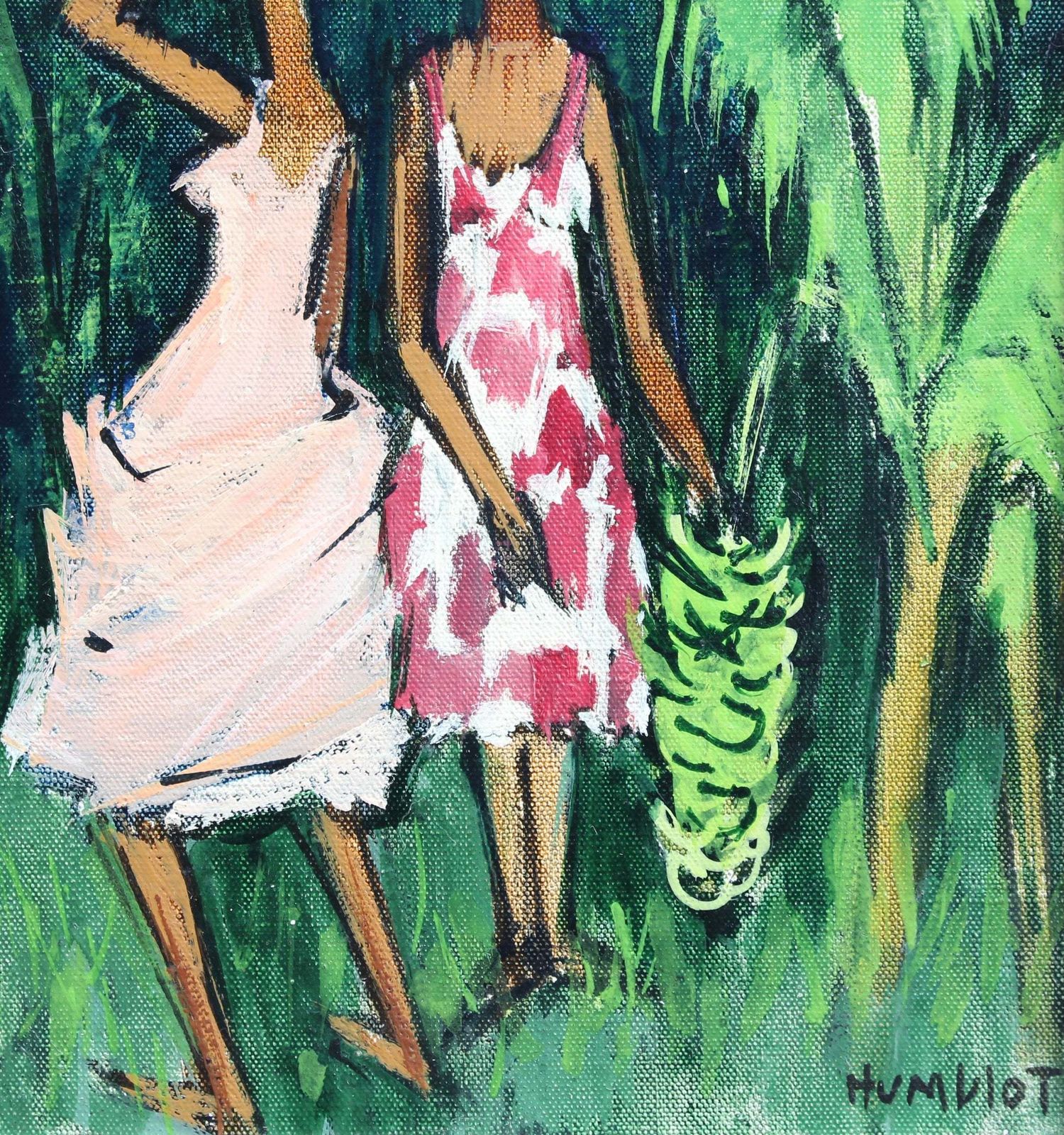 'The Banana Plantation Guadeloupe II' By Robert Humblot (1959) photo vintage