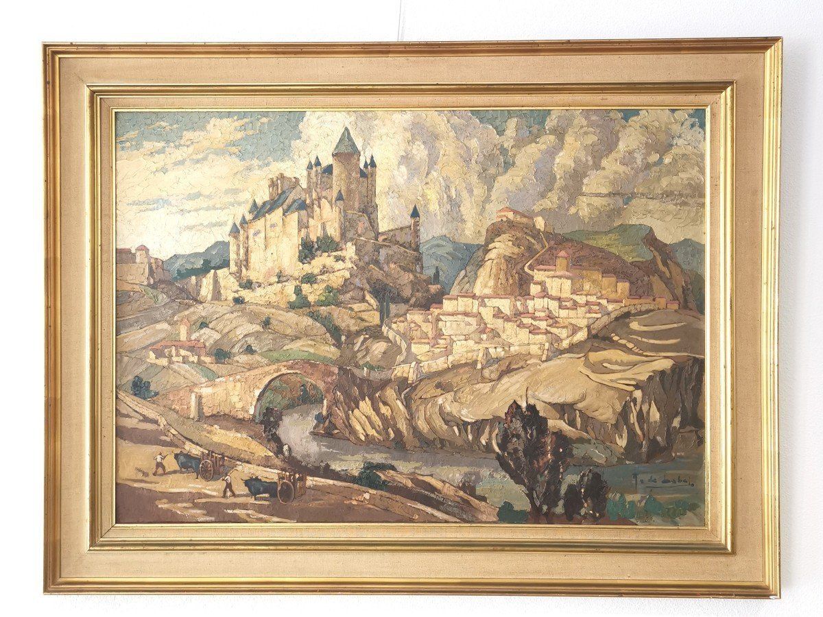 The Alcazar Of Segovia, Painting Jean De Lobe (Lobel)