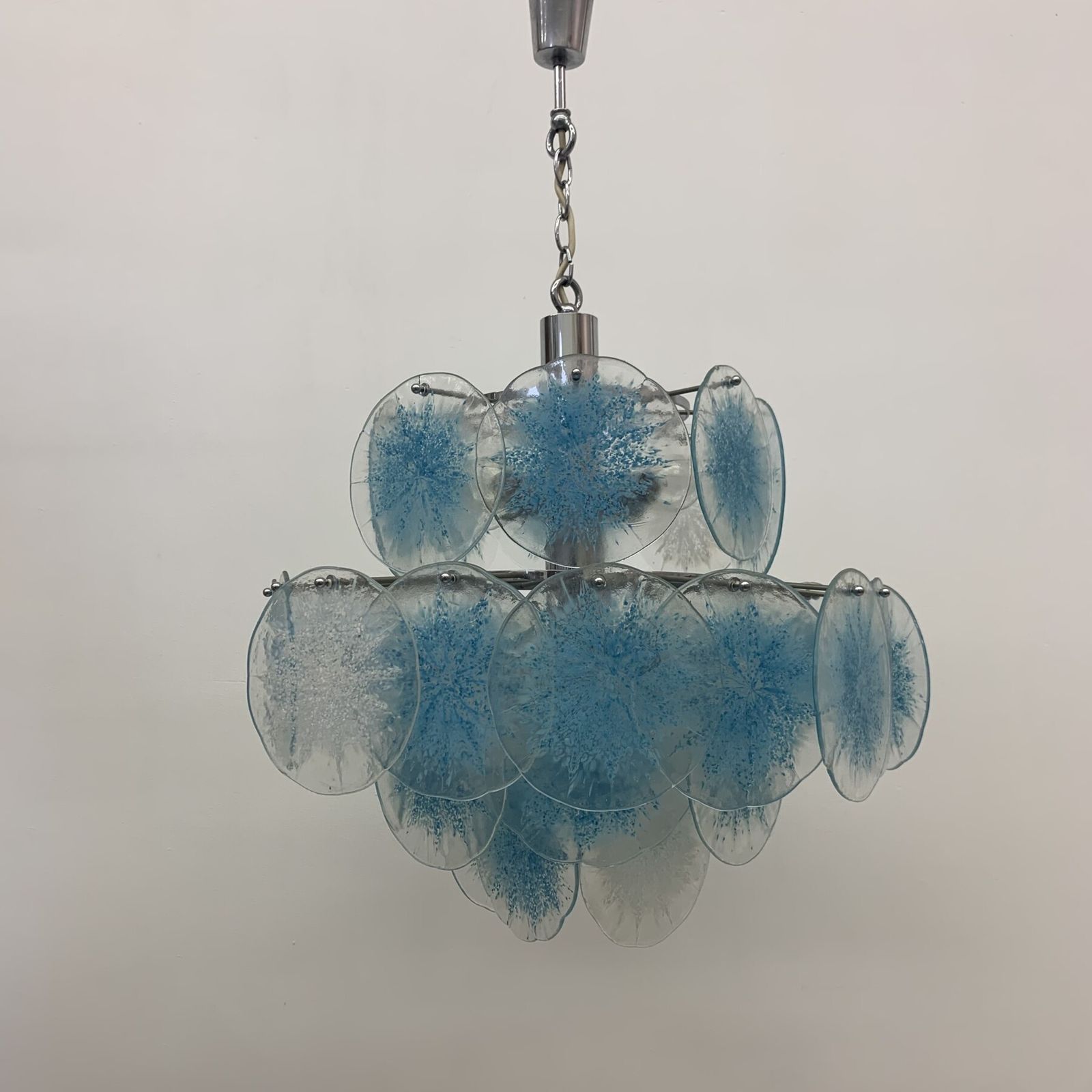 4708.28 Disc Chandelier Van Vistosi, Jaren 1970 photo