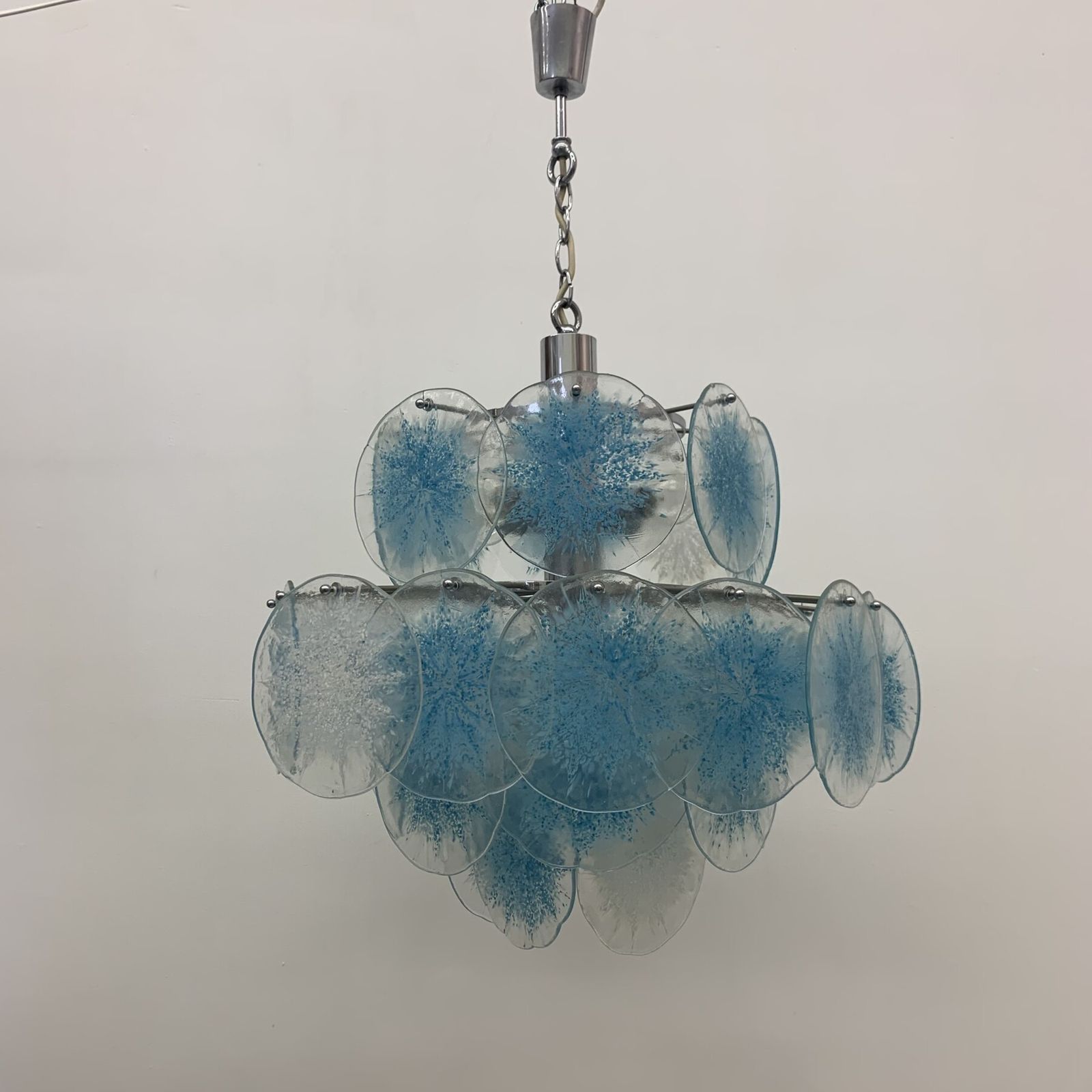 photo vinterior Disc Chandelier Van Vistosi, Jaren 1970