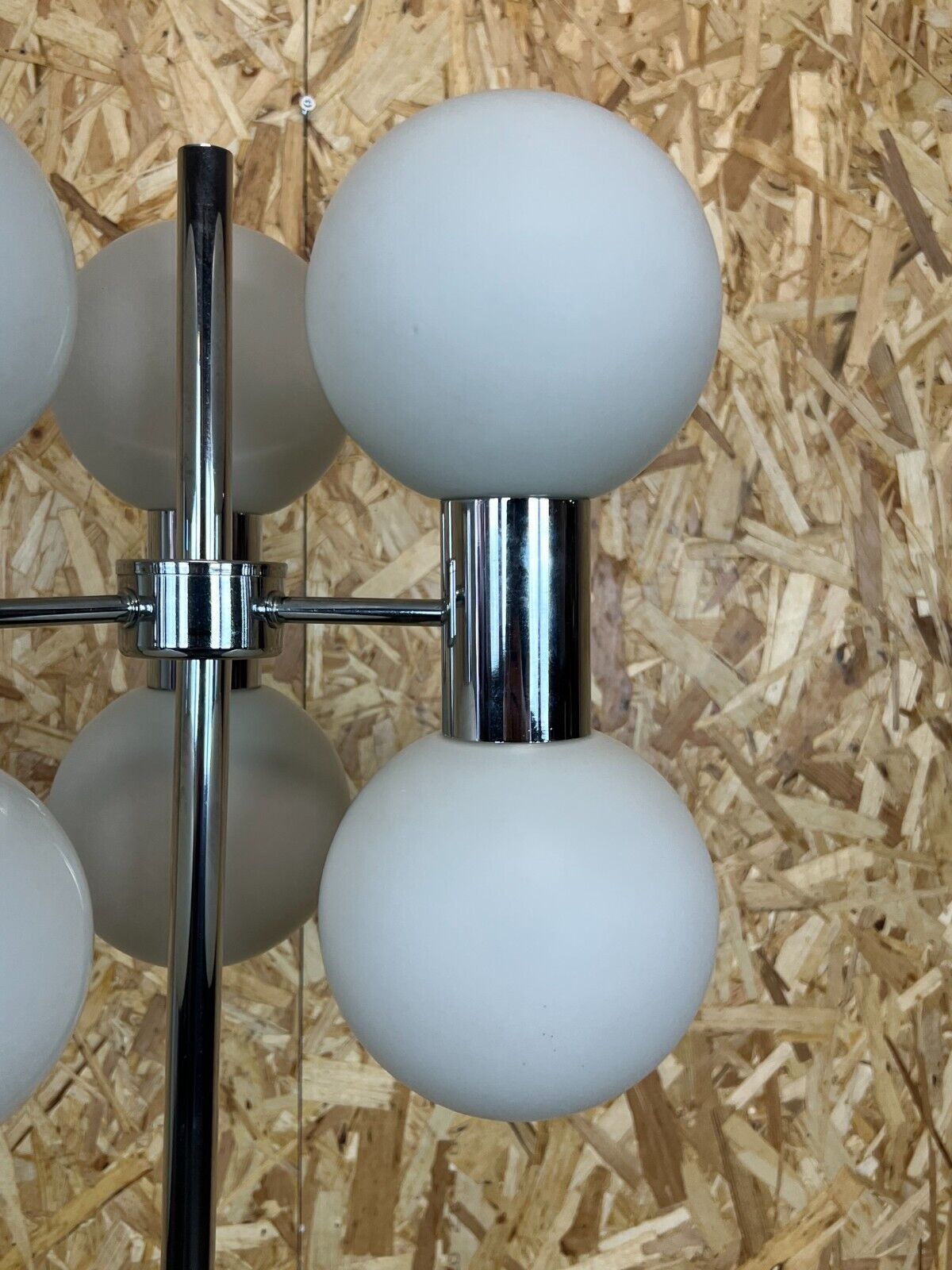 60s 70s Lamp Light Floor Lamp Metal Glass Space Age Design photo 1086.0