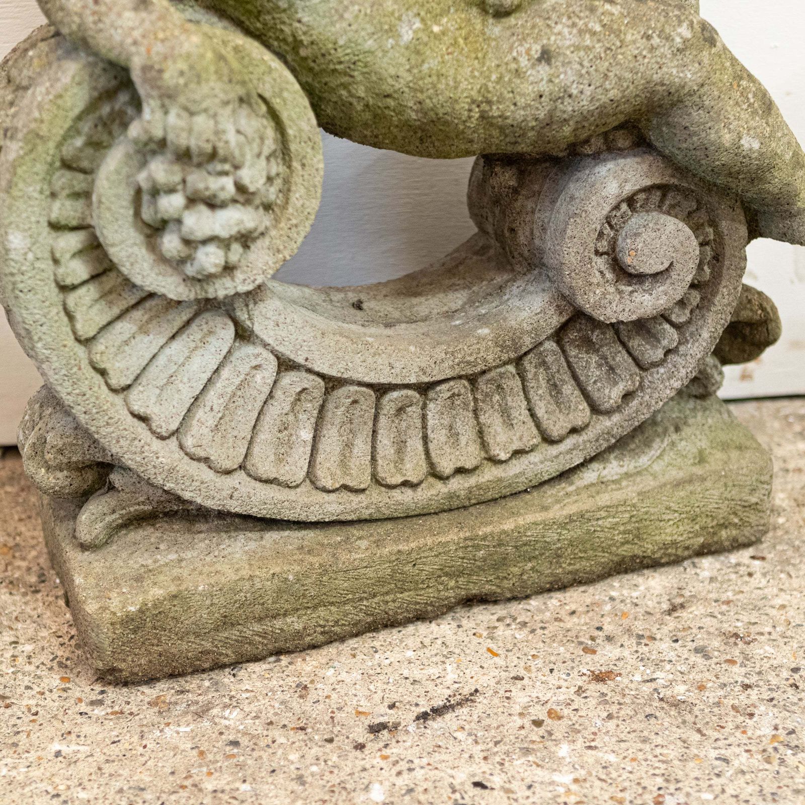 Reclaimed Pair Of Carved Cherub Statues | Garden Putti photo 1800.0