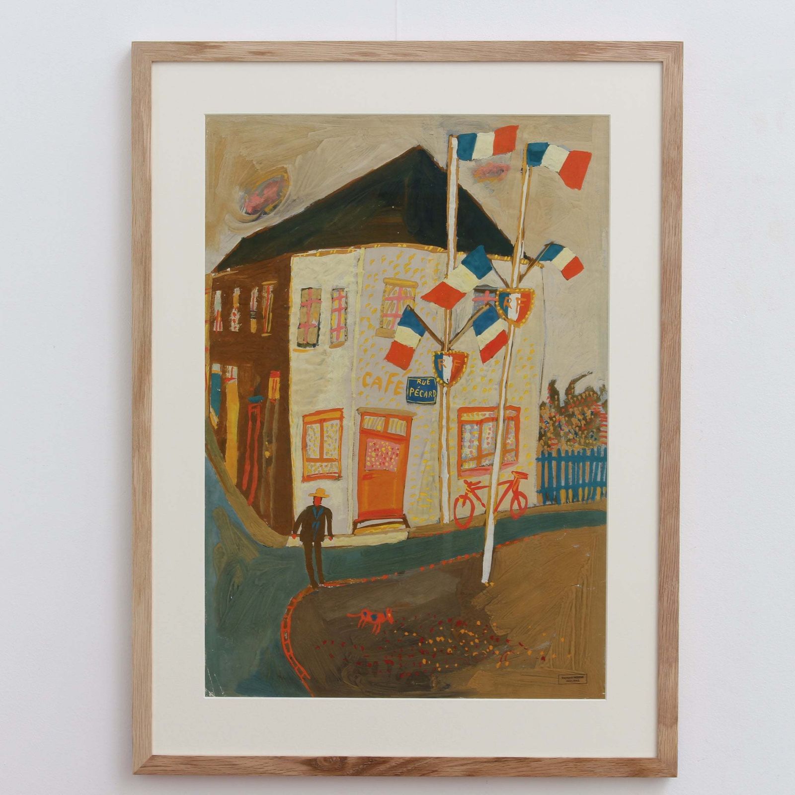 'Cafe Of The Square' By Raymond Debiève (Circa 1970s)