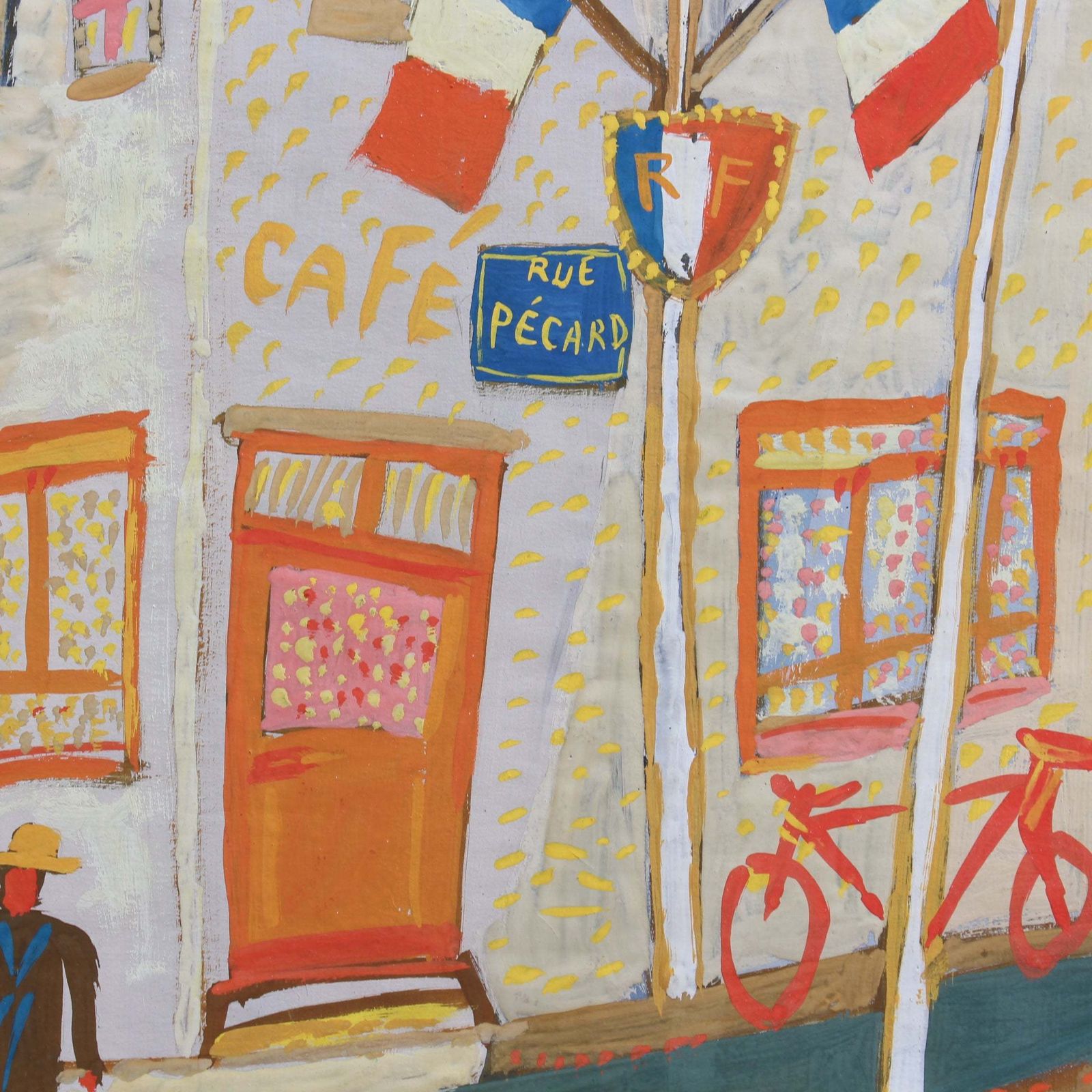photo buy 'Cafe Of The Square' By Raymond Debiève (Circa 1970s)