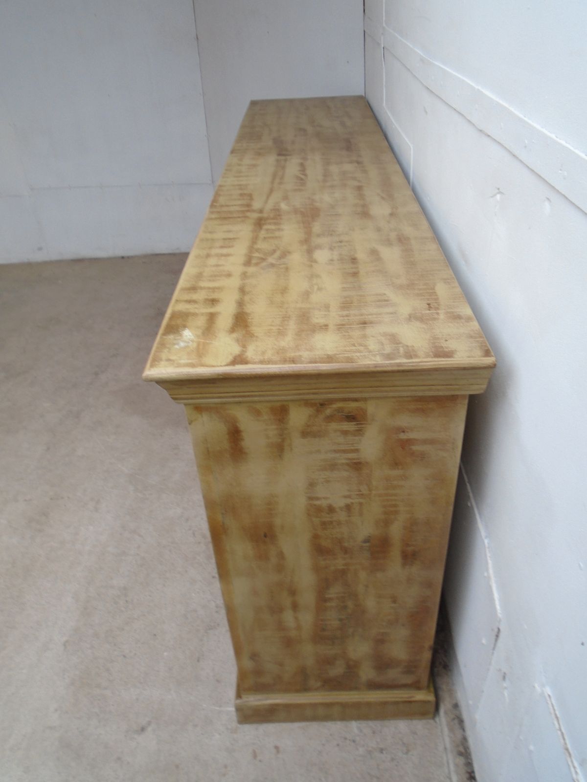 A Handmade Indian Mango / Teak Yellow & Brown Dresser Base photo 795.0