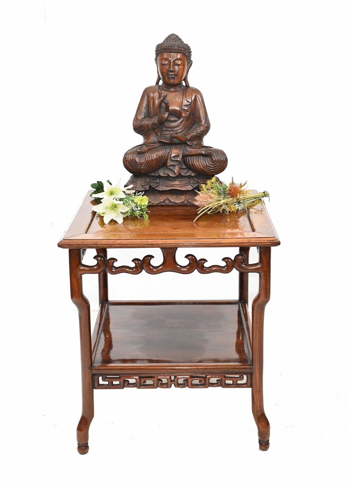 Chinese Antique Table Hardwood Carved 1880
