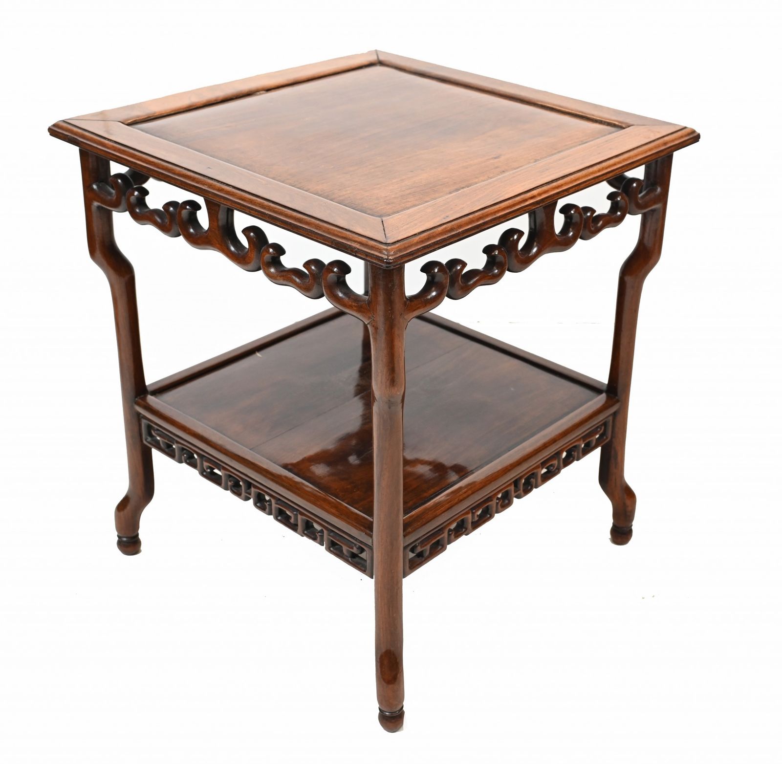 Chinese Antique Table Hardwood Carved 1880 photo vinterior