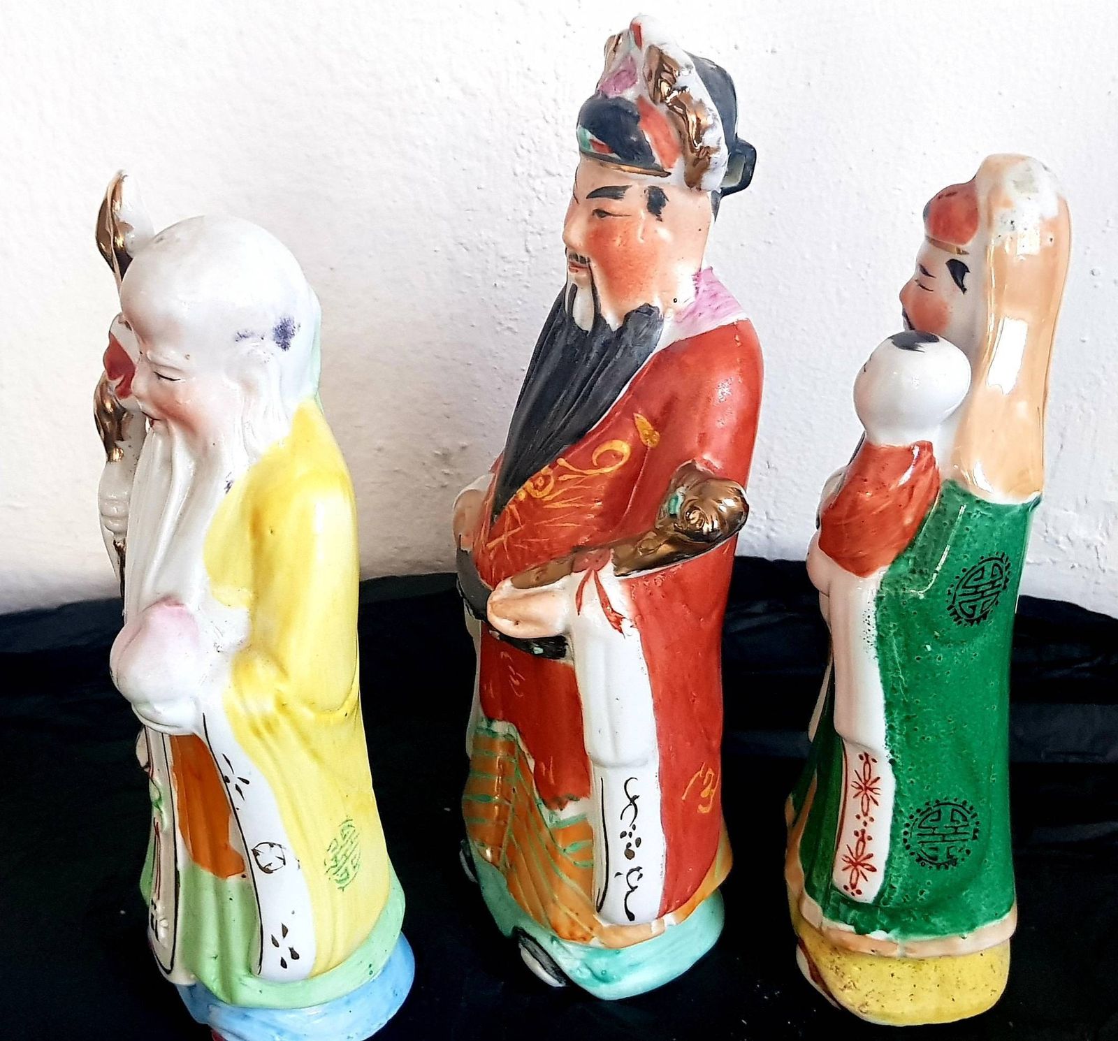 3 Wise Man Collectible Chinese Figures & Statues 18 Cm Tall photo furniture