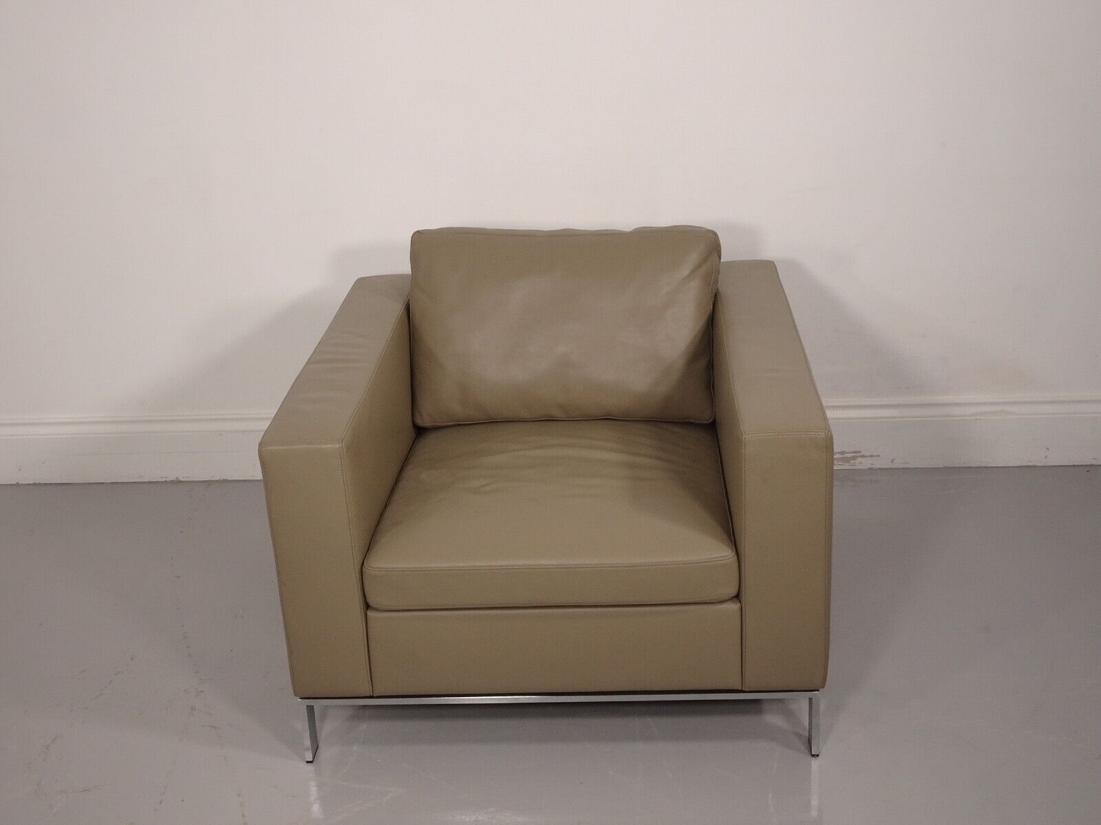 Stunning Walter Knoll 503 Armchair In Bamboo Leather (Chair5)