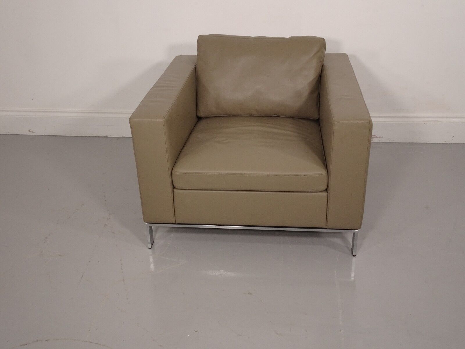 Stunning Walter Knoll 503 Armchair In Bamboo Leather (Chair1) photo buy