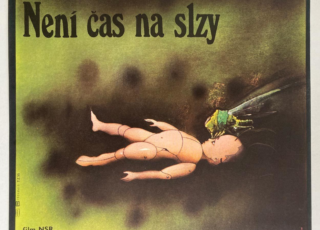 Original Film Poster, The Bachmeier Case, Zdeněk Vlach, 1985, Genuine Czech Vintage Print photo for sale