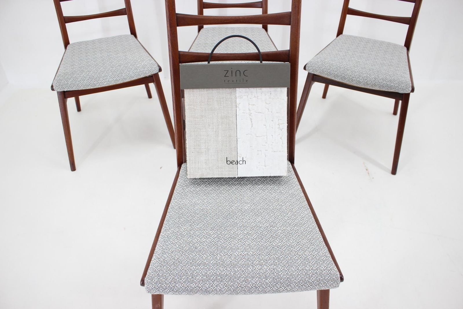 1960s Set Of Four Dining Chairs In Teak, Germany photo Furniture