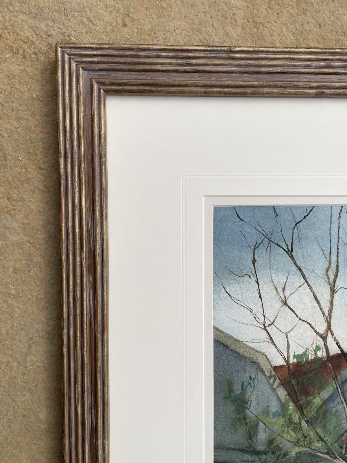 The Toy Boat   Framed Watercolour By Nico Jungman photo for sale