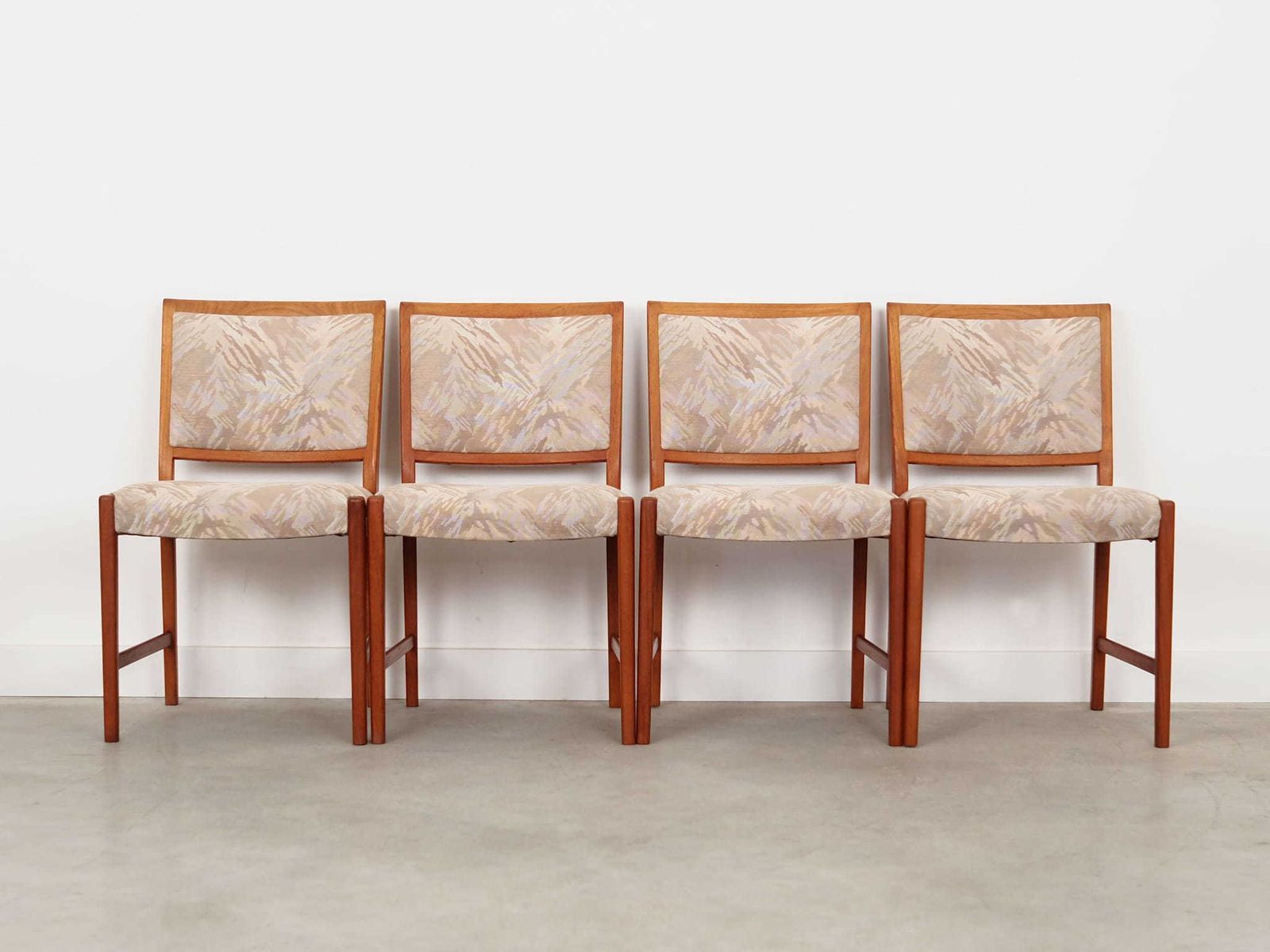 Set Of Four Teak Chairs, Danish Design, 1970s, Production: Denmark photo furniture