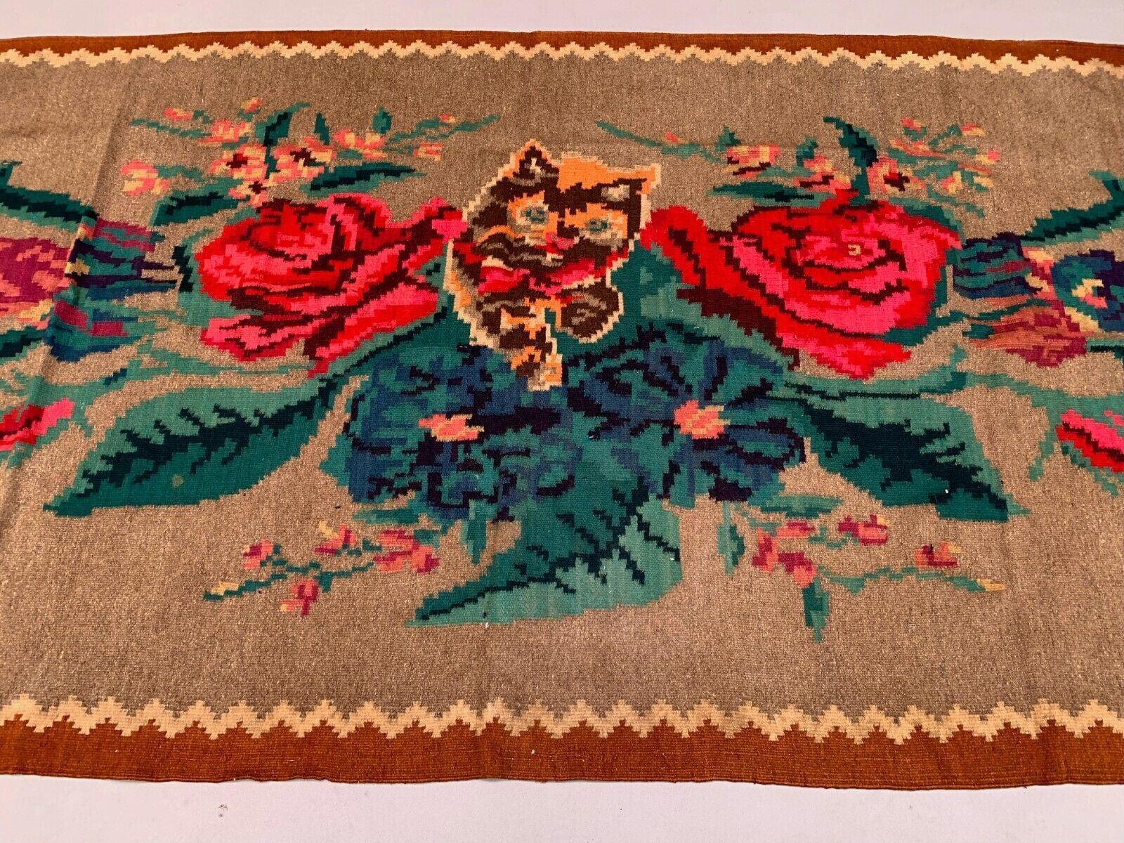 Vintage Moldovan Kilim 255x138 Cm Kelim Wool Rug Large photo vinterior
