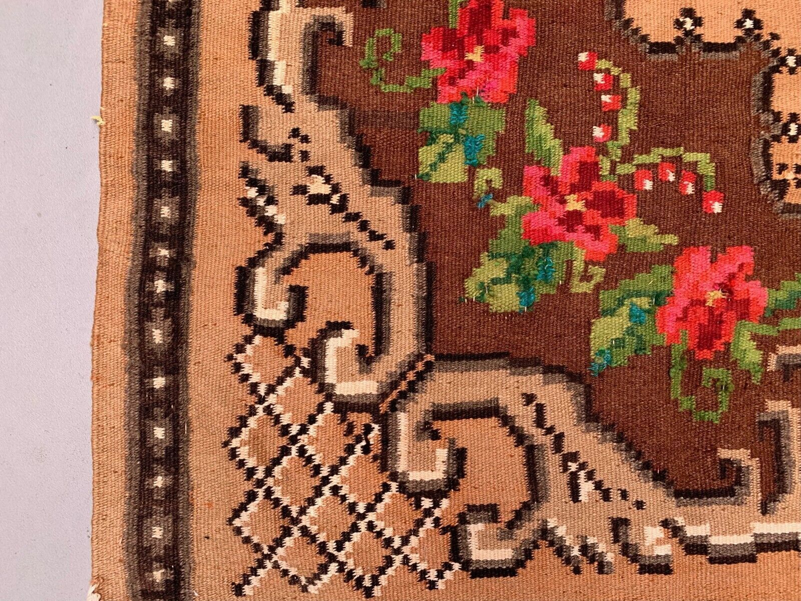 Vintage Moldovan Kilim 240x145 Cm Kelim Wool Rug Large photo buy