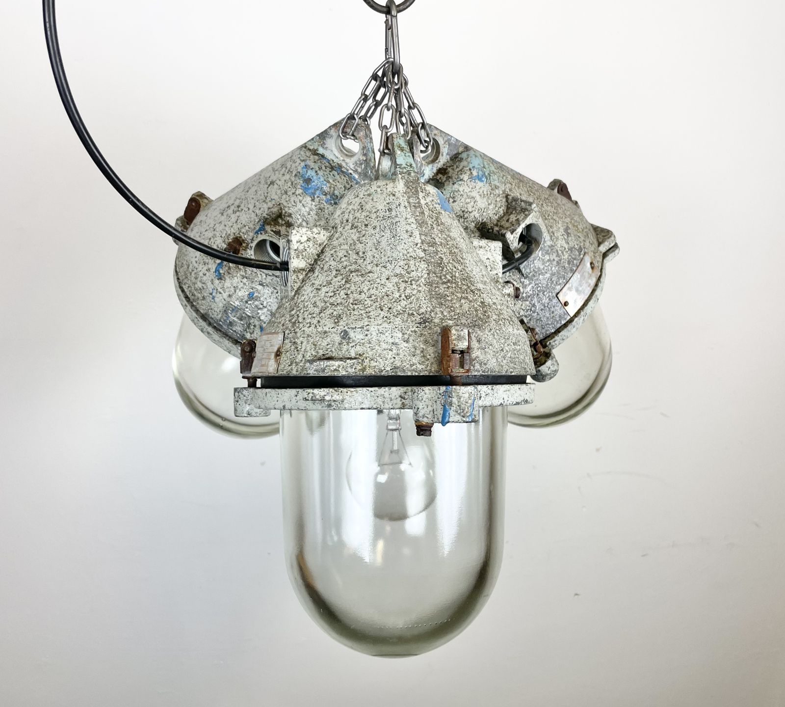 Industrial Explosion Proof Chandelier, 1970s photo vinterior