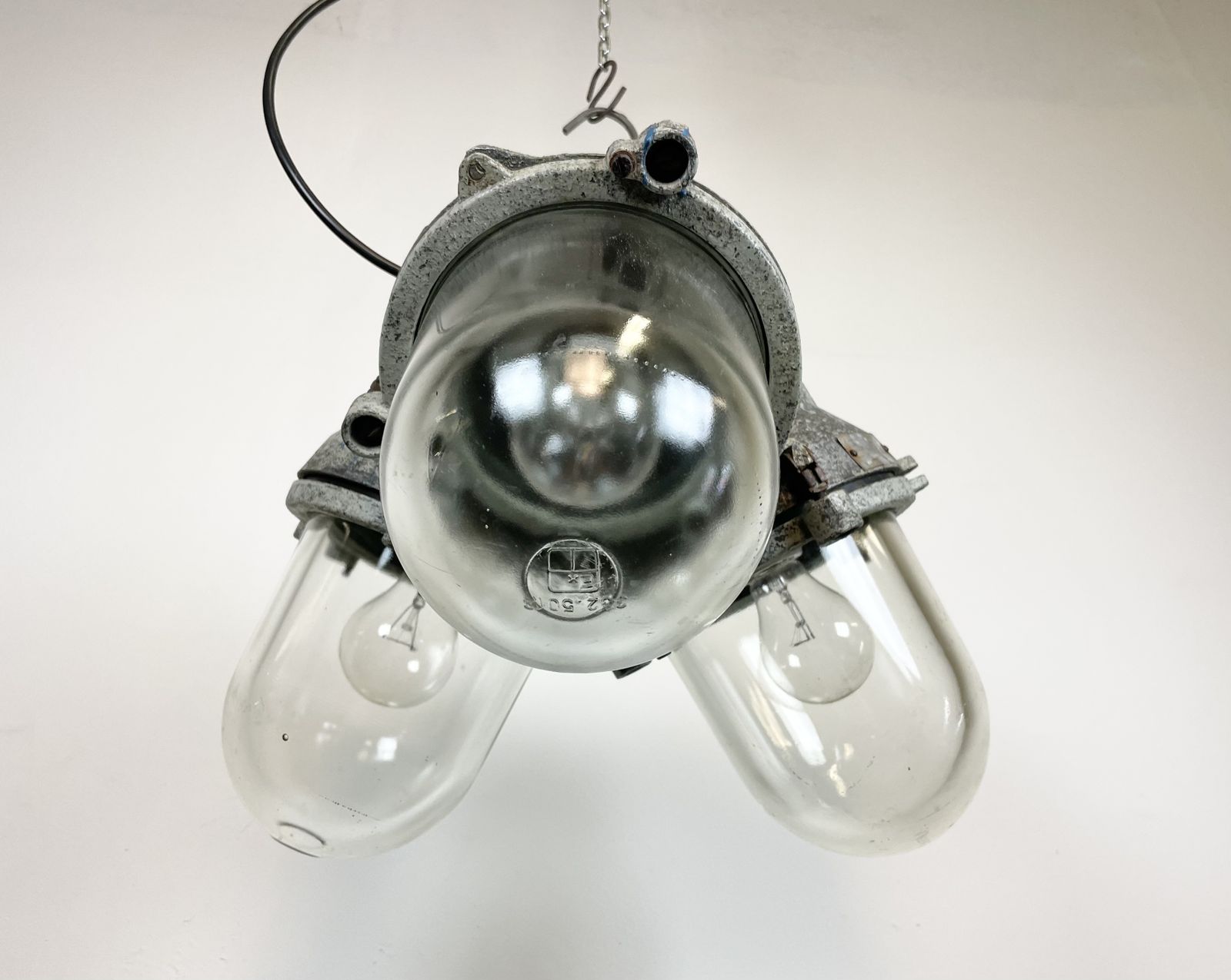 Industrial Explosion Proof Chandelier, 1970s photo buy