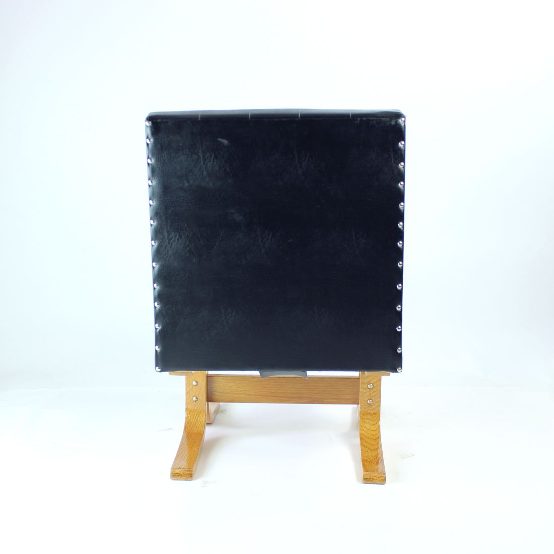 Black Midcentury Lounge Chair Bratislava By Jindrich Volak For Drevopodnik Holesov, 1960s photo Furniture