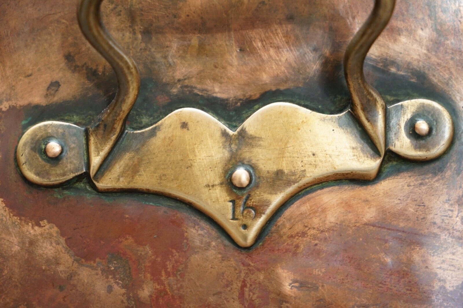 Antique Circa 1860 English Copper Coal Helmet Scuttle For Fireplaces Mantles photo vintage